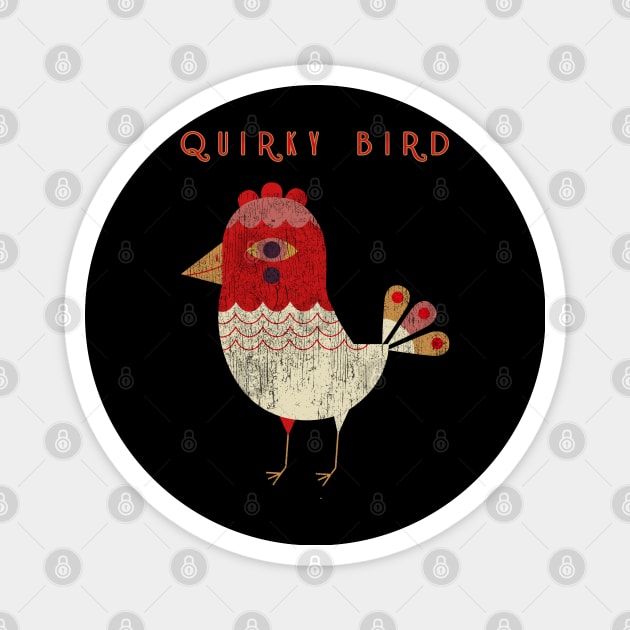 Quirky Bird Honey Rustic Farmhouse Gift T-Shirt Magnet by grendelfly73